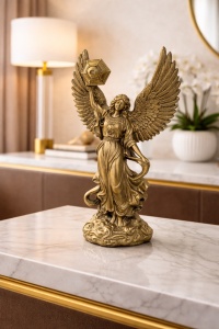 Statuetă Îngerul Adevărului și al Luminii, simbol spiritual al iluminării, adevărului și protecției divine