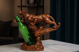 Statuetă Pantera Suport de Vin - ”Panthera Vireon”