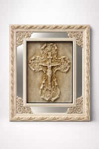 Tablou Sfânta Cruce - "Sancta Crux" - White