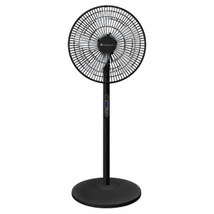 Ventilator cu Picior AT PERFORMANCE® AT-2056, 65W, Telecomandă, 8 Viteze, Oscilație, Display LED, Silentios