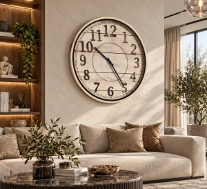Ceas De Perete Cu Design Vintage - "Norvellan" - Img 2