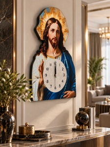 Ceas De Perete Cu Iisus Hristos Silențios – “Pherion” - Img 3