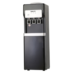 Dozator de Apă HALEY cu Compresor, Apă Caldă și Rece, 550W/95W, Inox, Protecție Copii, Negru