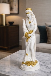 Statueta Fortuna simbol noroc si prosperitate decor interior