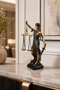 Statueta Justitiei - "Neraviel" - 29cm - Img 2