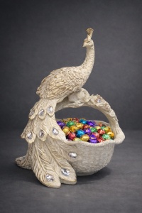 Statueta Paun cu Suport - "Velorion"