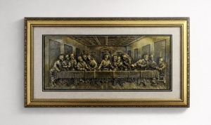 Tablou Cina cea de Taina - "La Cena del Signore" - Gold