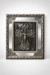 Tablou Sfânta Cruce - "Sancta Crux" - Silver