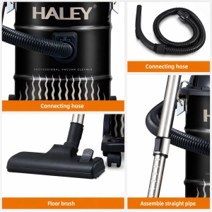Aspirator Profesional HALEY HY-9925 CD, 5000W, 28L, Funcție Suflare