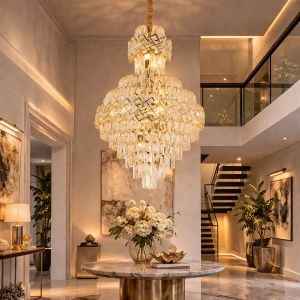 Candelabru Cristal Grandios Design Stratificat - "Ardellion"