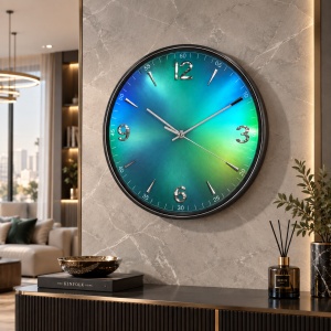 Ceas De Perete Silențios Cu Design Contemporan - "Zevoro" - Img 2