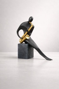 Figurina Minimalista Artist la Saxofon - "Silevon"