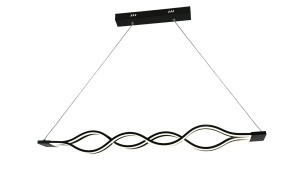 Lustră LED Suspendată cu Design Modern și Forme Ondulate - "Pendrion" - Img 5
