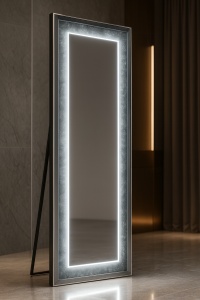 Oglinda LED cu Strass 78x178cm - “Lyria Glow”