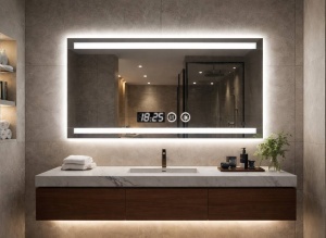 Oglinda LED pentru baie design minimalist elegant