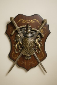 Panoplie Decorativa cu 2 Sabii - “Ephias”