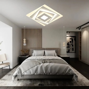Plafoniera LED Patrata 84W Lumină Reglabila 3000–6500K – "Solvaris"