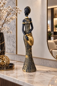 Statuetă Africană Decorativă – "Kaveris" - Img 2