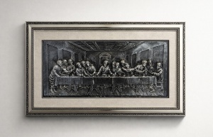 Tablou Cina cea de Taina - "La Cena del Signore" - Silver
