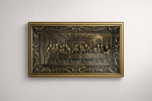 Tablou Cina cea de Taina - "The Last Supper" - Gold