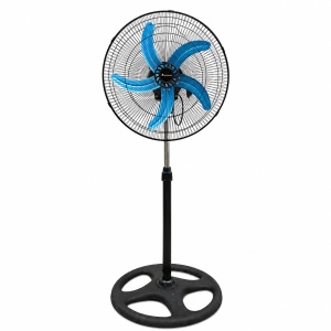 Ventilator 3 în 1 AT PERFORMANCE® AT-2055, 65W, 18 Inch, Podea, Perete și Picior, 3 Viteze, Oscilație, Reglabil pe Înălțime