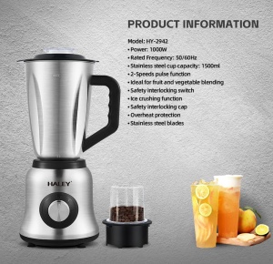Blender de mână Haley HY-2942 – Putere mare și funcții avansate pentru mixare rapidă