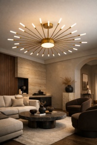 Lustra LED Moderna cu Telecomanda 3000–6500K - "Ternivo"