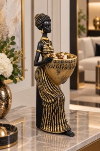 Statuetă Africană cu Suport – "Ameyra" - Img 3