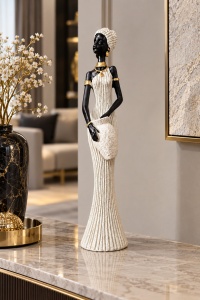 Statuetă Africană Decorativă – "Sarevia" - Img 2