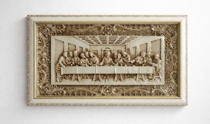 Tablou Cina cea de Taina - "The Last Supper" - White
