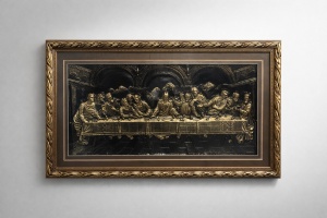 Tablou Cina cea de Taina - "Ultima Coena" - Gold
