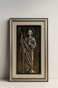 Tablou Iisus Hristos - "Cristo Resucitado" - Silver