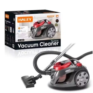 Aspirator portabil HALEY, cu aspirație mare, 4 litri, 3000W, cu saci, Portocaliu/Gri