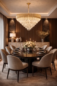 Candelabru Elegant cu Finisaj Auriu - "Cerunis"