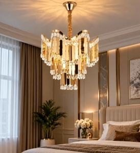 Candelabru Suspendat Decorativ cu Accente Aurii – "Darsen" - Img 4