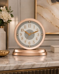 Ceas de Masă Silentios Design Contemporan cu Accente Elegante - "Ilveris" - Img 2