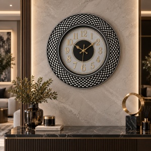 Ceas De Perete Silențios Cu Design Elegant - "Viresto" - Img 3