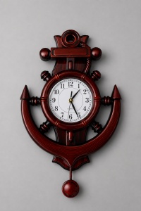 Ceas Perete Design Ancora cu Pendul - "Ancheron"