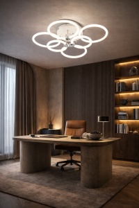 Lustră LED cu Design Modern și 6 Elemente Luminoase - "Torena"