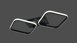 Corp de iluminat LED modern pentru living, plafonieră cu forme geometrice