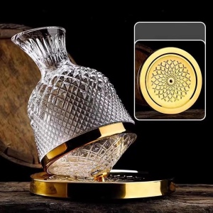 Set Decantor Rotativ cu 2 Pahare - "Calveris"
