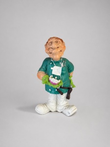 Statuetă Decorativă cu Medic Stomatolog în Stil Ludic
