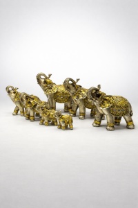 Statuete Set 7 Elefanti - “Aurantis Septem”