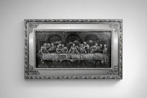 Tablou Cina cea de Taina - "La Cena Mistica" - Silver