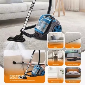 Aspirator cu Sac HALEY, 4L, 3000W, Aspirator de Praf Aspirator Puternic cu Fir, de Calitate, cu Ciclon