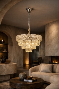 Candelabru cu 5 Surse Finisaj Crom - "Reino"
