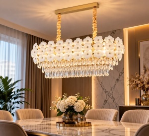 Candelabru Suspendat cu Design Floral și Elemente Decorative – "Tersano" - Img 5