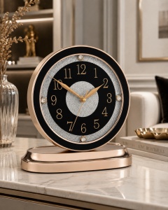 Ceas de Masă Silentios Design Contemporan cu Accente Elegante - "Taverion" - Img 2