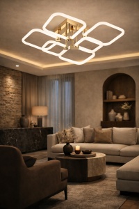 Lustra LED Decorativă cu Lumină Reglabila Design Modern