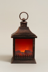 Semineu Decorativ Tip Lanterna - "Torin"